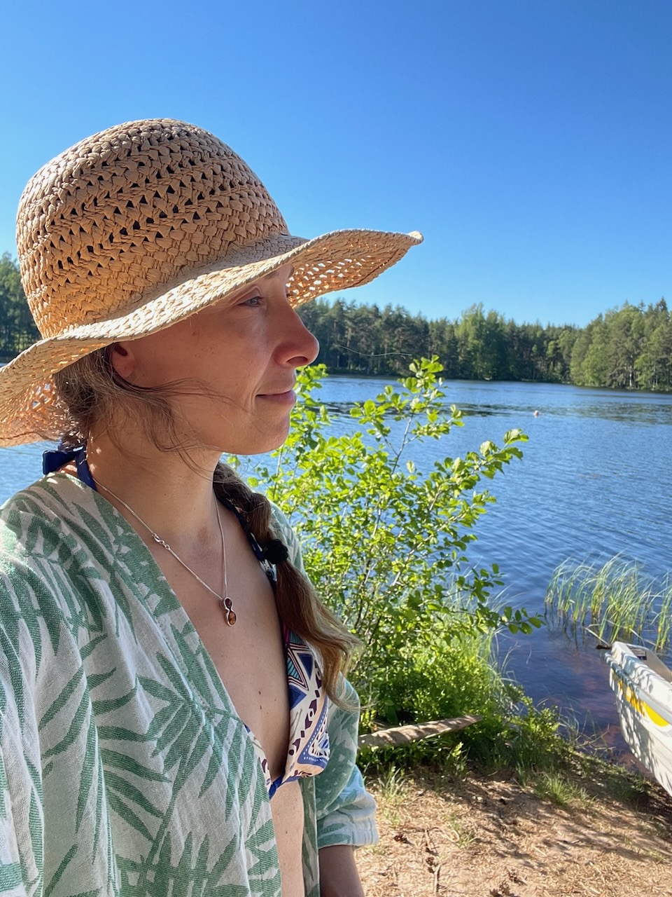 Heidi Ekholm-Talas järvimaisemassa – vaihdevuodet