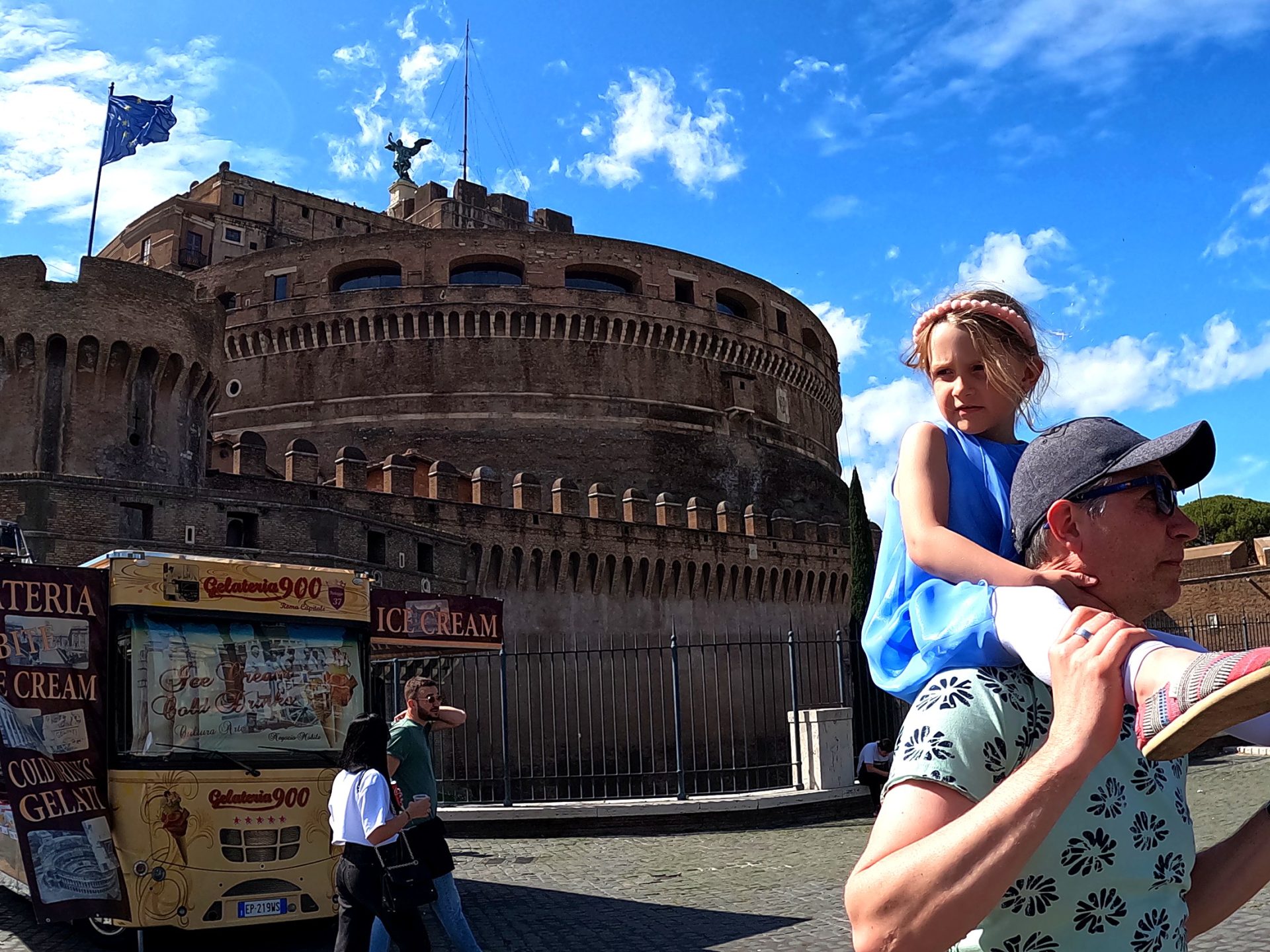 Italia lasten kanssa – Castel Sant'Angelo Roomassa
