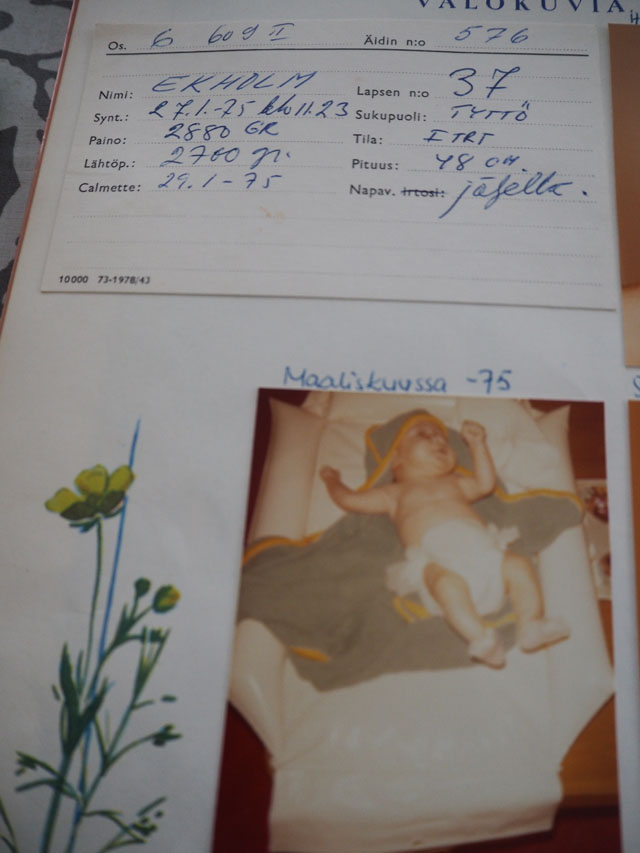 Lapsuusmuistot talteen ja 70-luvun vaippatestiä