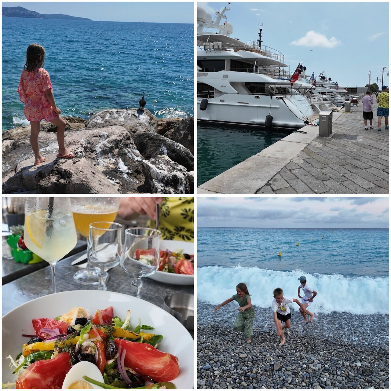 Nizzan rantaa, satamaa ja salade niçoise