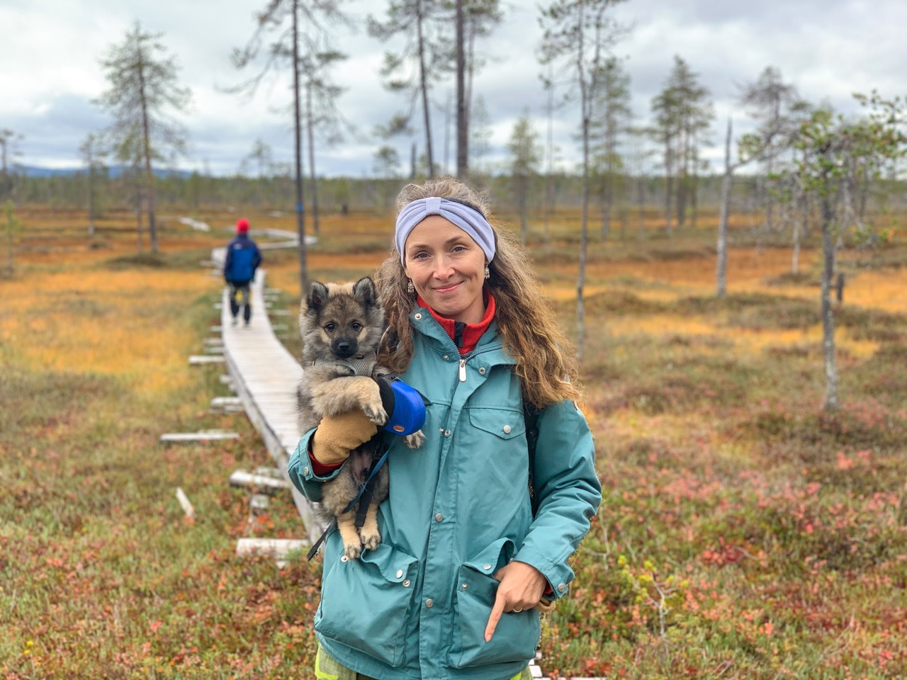 7 km patikointi lasten ja koiranpennun kanssa Pyhätunturilla