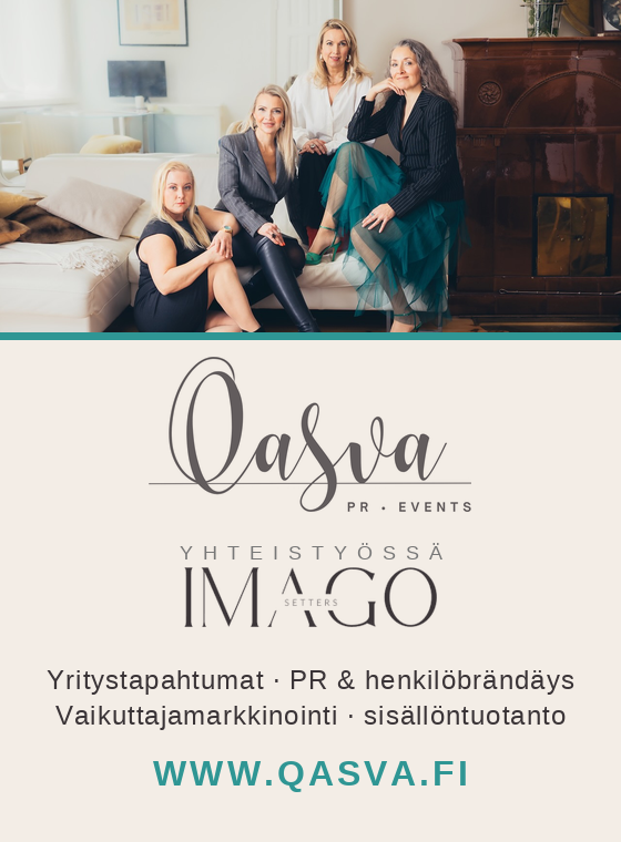 Qasva PR & Events x IMAGOsetters – yritystapahtumat, PR ja henkilöbrändäys, vaikuttajamarkkinointi, sisällöntuotanto