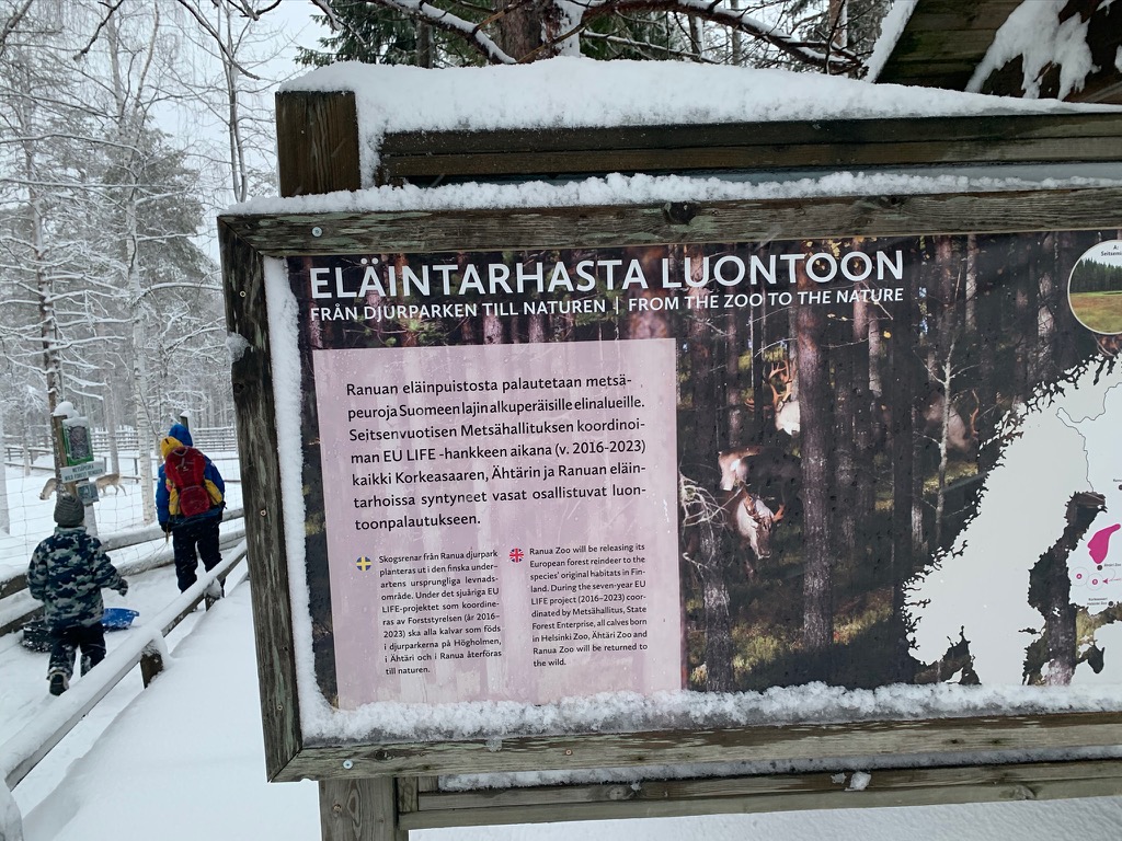 Ranuan eläinpuisto kokemuksia talvella ja lomakylä Gulo Gulo