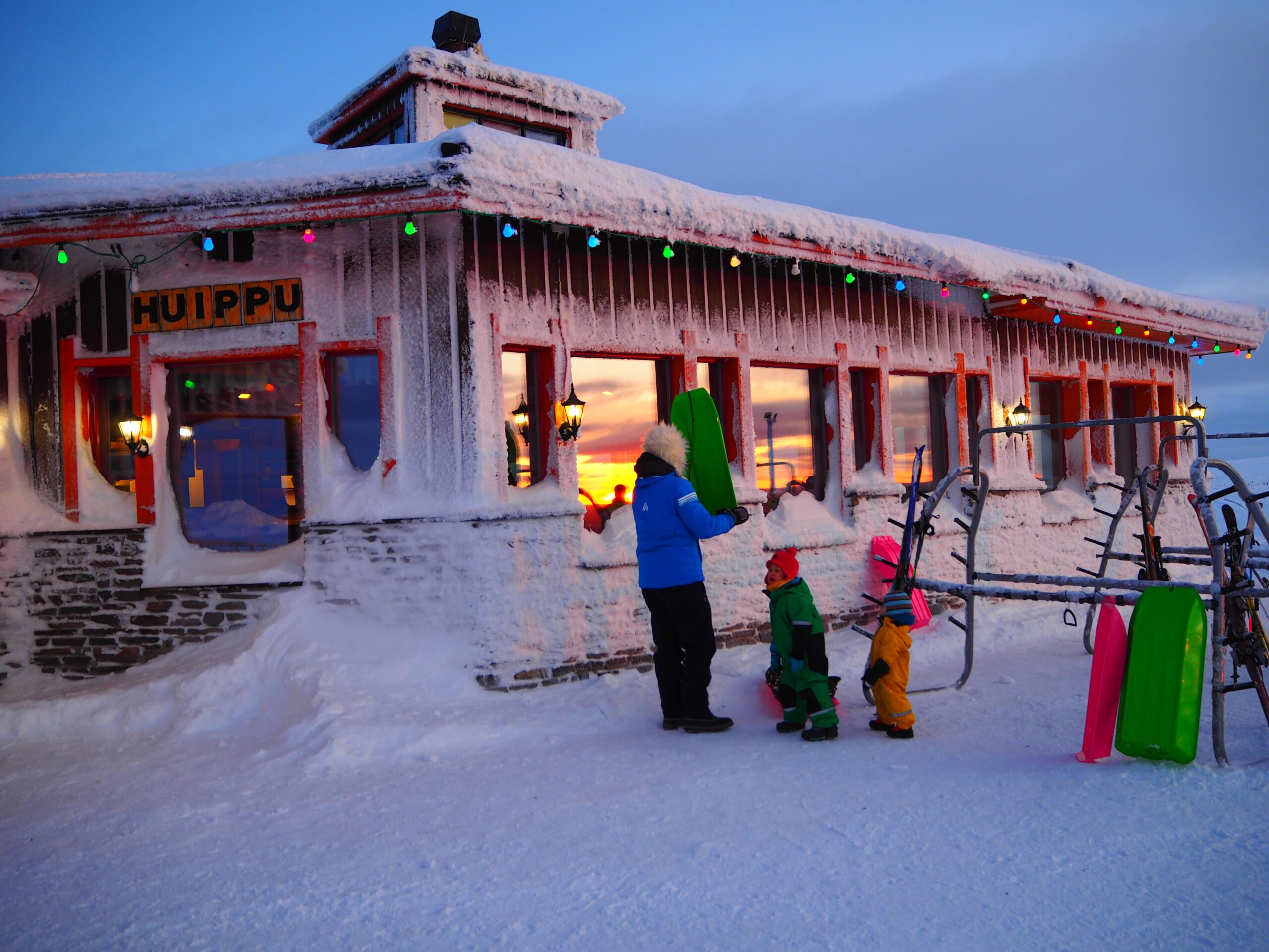 Saariselkä lasten kanssa