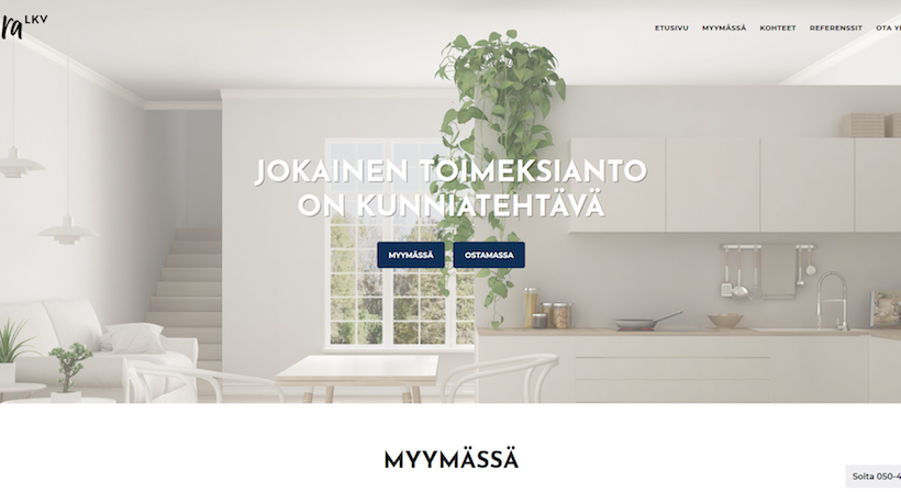 yrityksen nettisivut